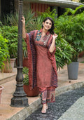 Red Azrak 2PC Kaftan