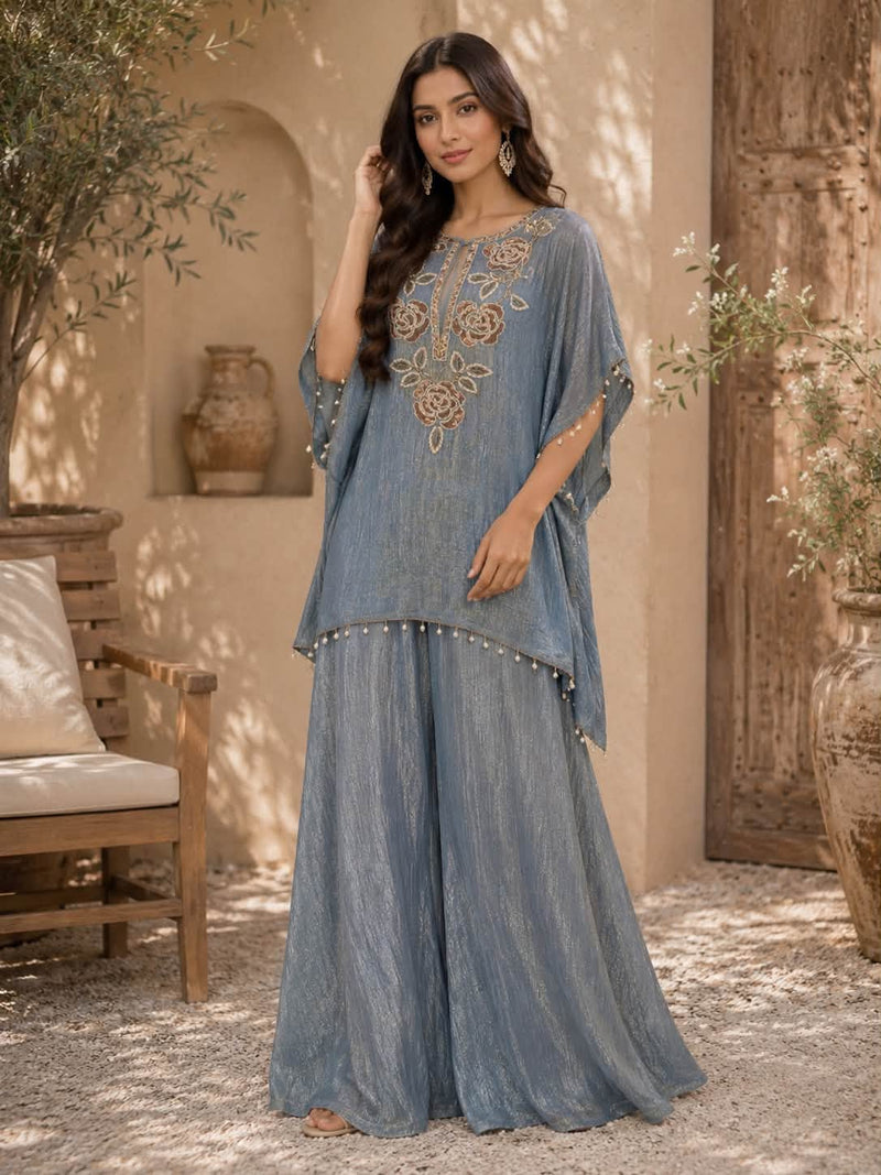 Co-ord Set (Steel Blue)