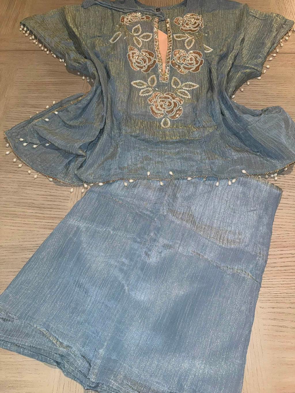 Co-ord Set (Steel Blue)